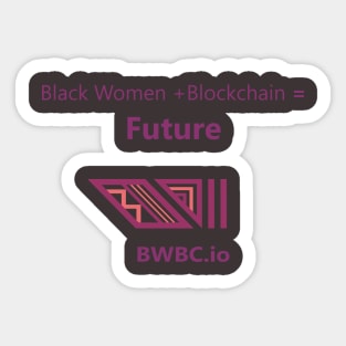 Black Women Blockchain Council Future Sticker